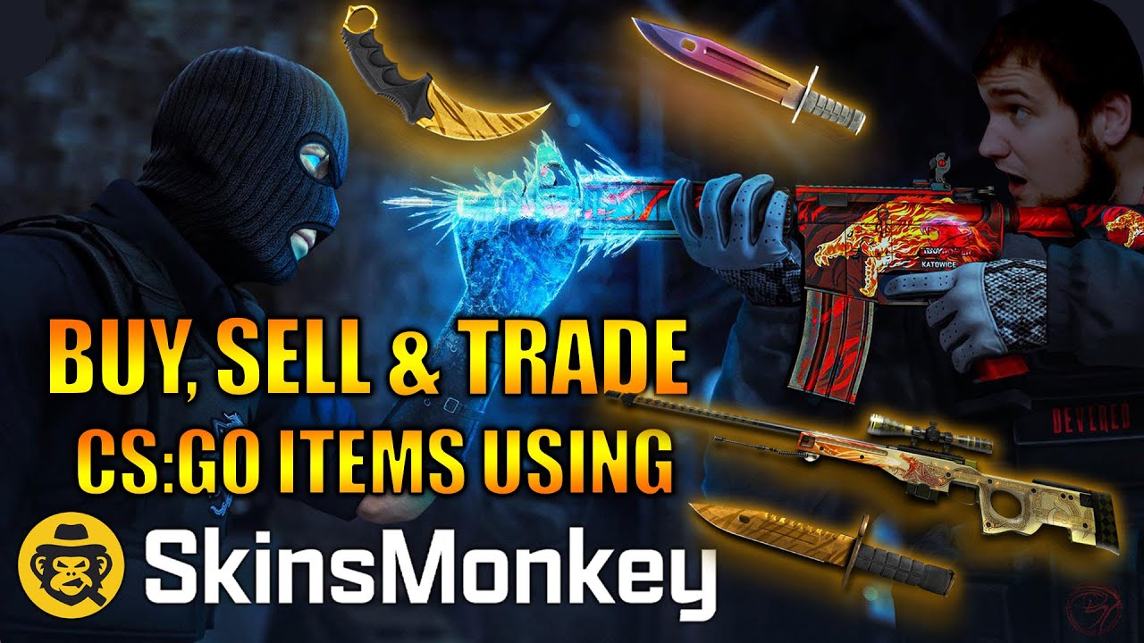 How to Buy, Sell & Trade CS:GO Items using SkinsMonkey!